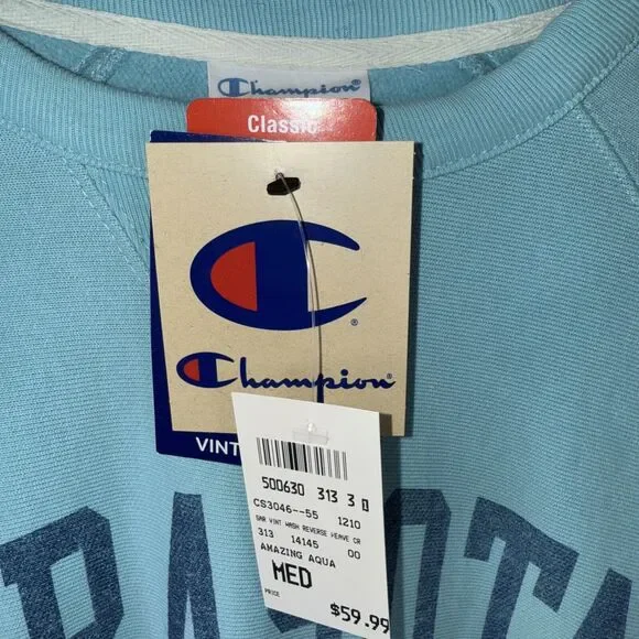 Champion Mens Reverse Weave Vintage Wash SARASOTA Crewneck Sweatshirt Sz M NEW - Picture 3 of 4